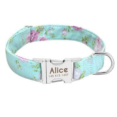 Personalized Nylon Pet Collars