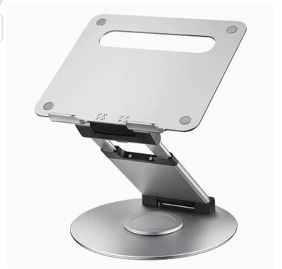 Laptop Bracket Aluminum Alloy Desktop Adjustable Base 360-degree Rotation