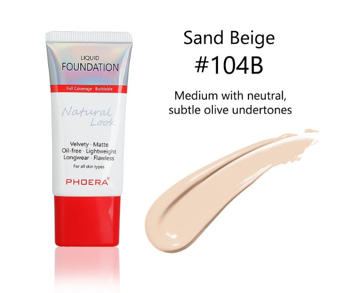 Tube Liquid Foundation, Matte, Silky