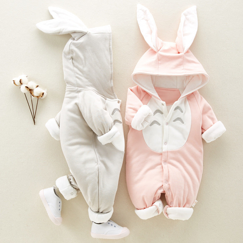 Cotton Padded Baby Romper