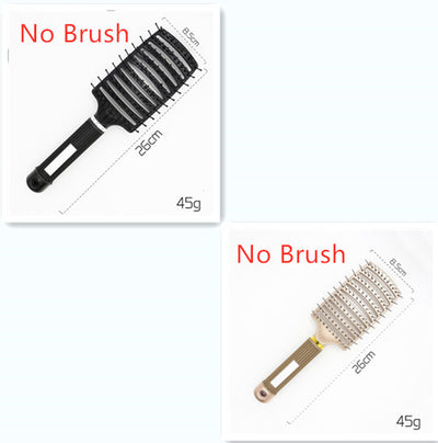 Womens Detangler Hair Brush Bristle Nylon Scalp Massage Teaser