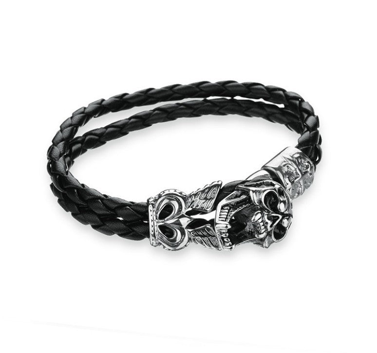 Stainless Steel Skull Bracelet