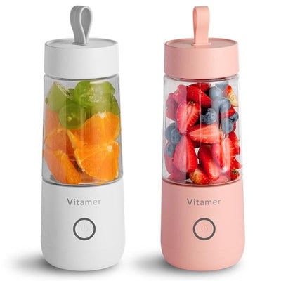 350ml Portable Blender, Juicer, Electric USB Rechargeable Mixer, Smoothie Slushy Cup