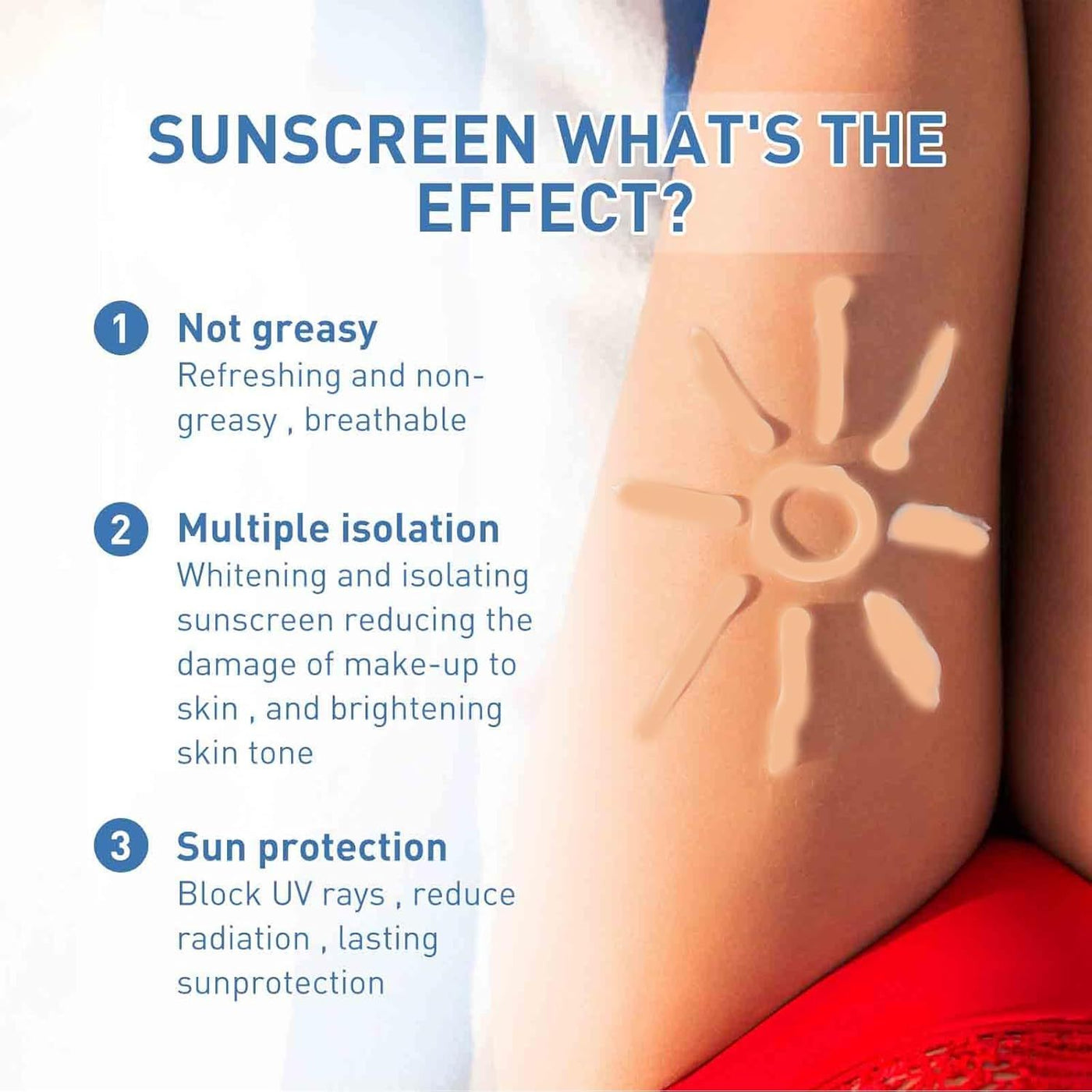 Universal Sunscreen SPF 50 PA, Protector Solar Con Color, Tinted Sunscreen