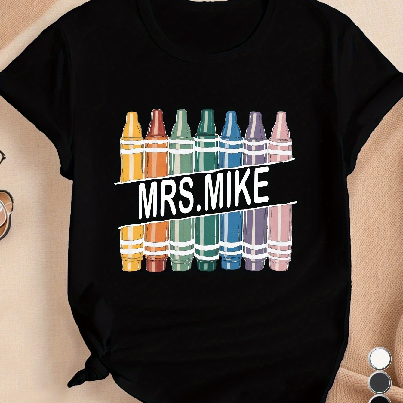 Mrs.MIKE Printed Round Neck T-shirt