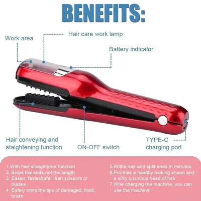 Hair Repair Split End Remover Trimmer For Dry, Splitting, Damaged and Brittle Split Ends