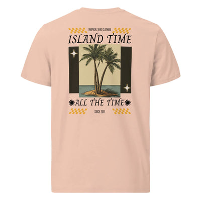 Island Time Organic Cotton T-Shirt – Embrace Comfort and Style with Tropical Seas Clothing