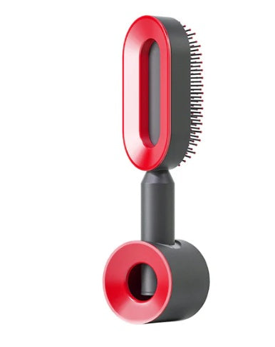 Self Cleaning Hair Brush For Women One-key Cleaning