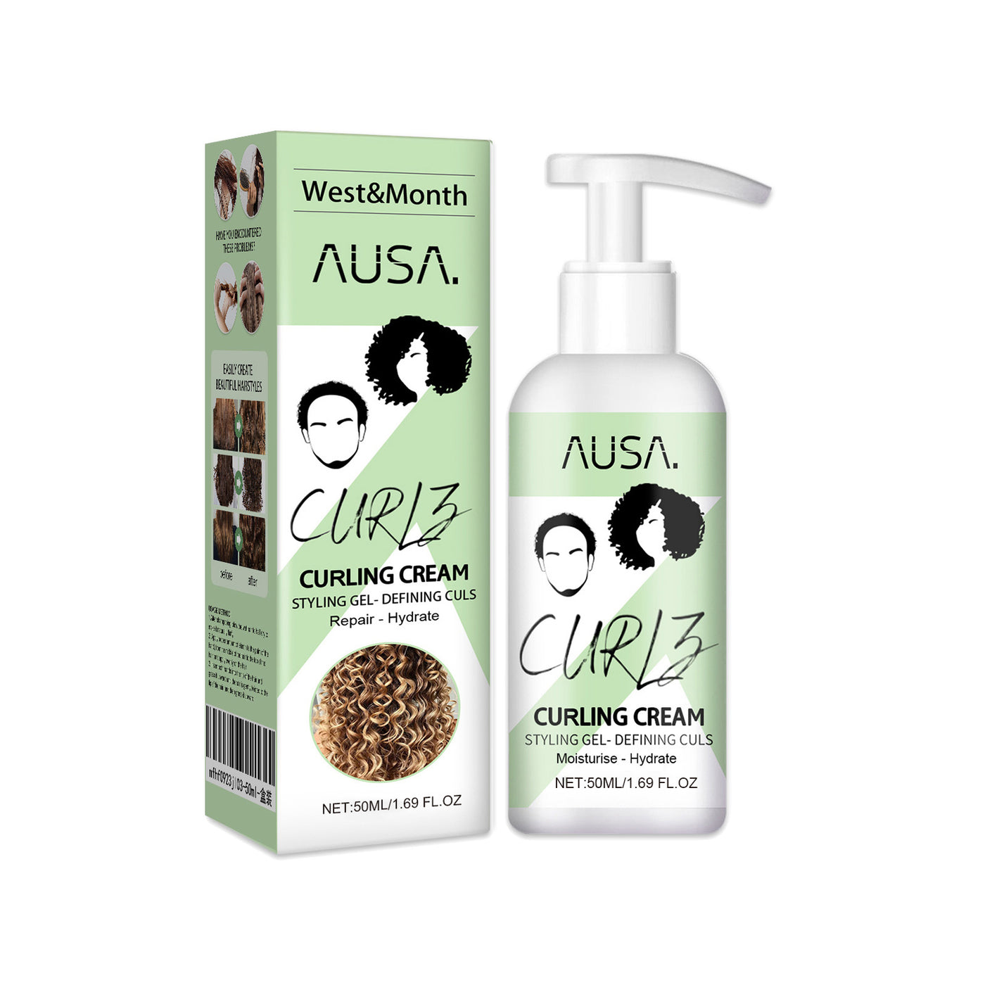 Curl Bouncer Hair Moisturizing Strengthening Hair Smoothing Frizz Conditioning