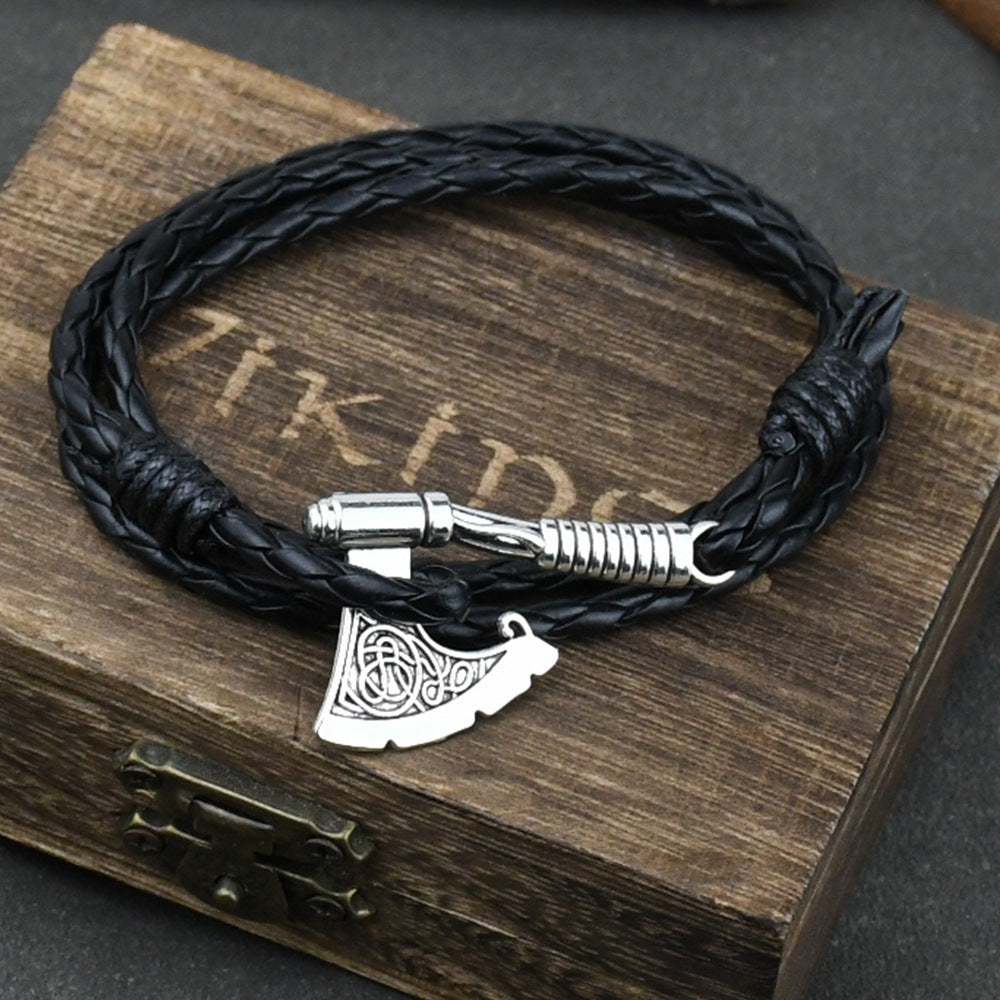 Viking Leather Bracelet