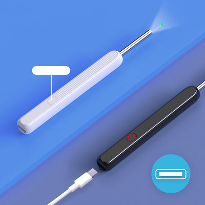 Ear Cleaner Otoscope, Ear Wax Removal Tool with Camera, LED Light Wireless Ear Endoscope