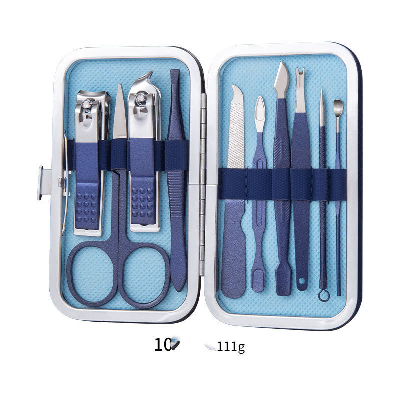 Professional Nail Care Set – Stainless Steel Clippers, Trimmers & Pedicure Tools