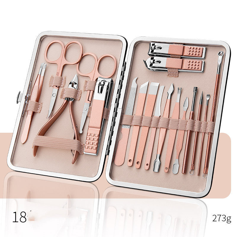 Professional Nail Care Set – Stainless Steel Clippers, Trimmers & Pedicure Tools