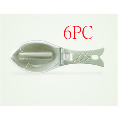 Fish Scale Scraping Brush, Quick Disassembly, Fish Knife Cleaning