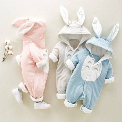 Cotton Padded Baby Romper