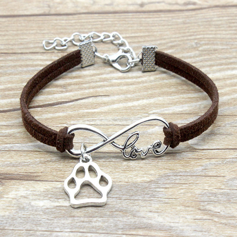 Hand-woven Infinite Love Pet Bracelet