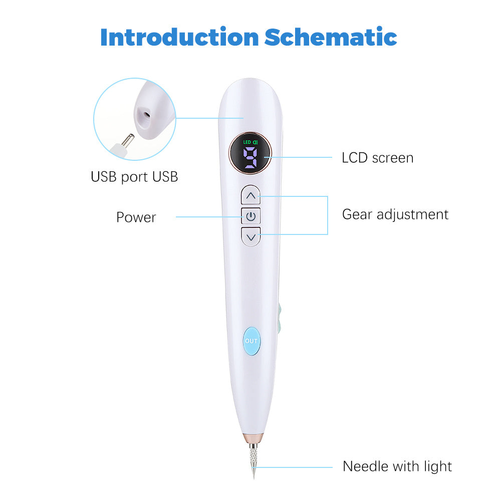 Laser Skin Tag Remover Face Mole and Freckle Removal Pen