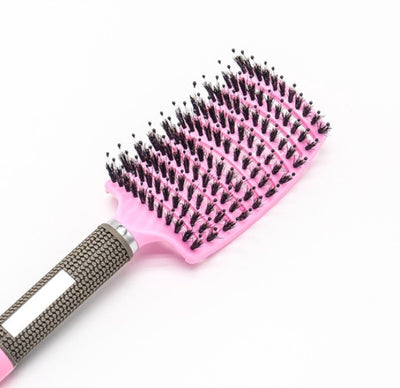 Womens Detangler Hair Brush Bristle Nylon Scalp Massage Teaser