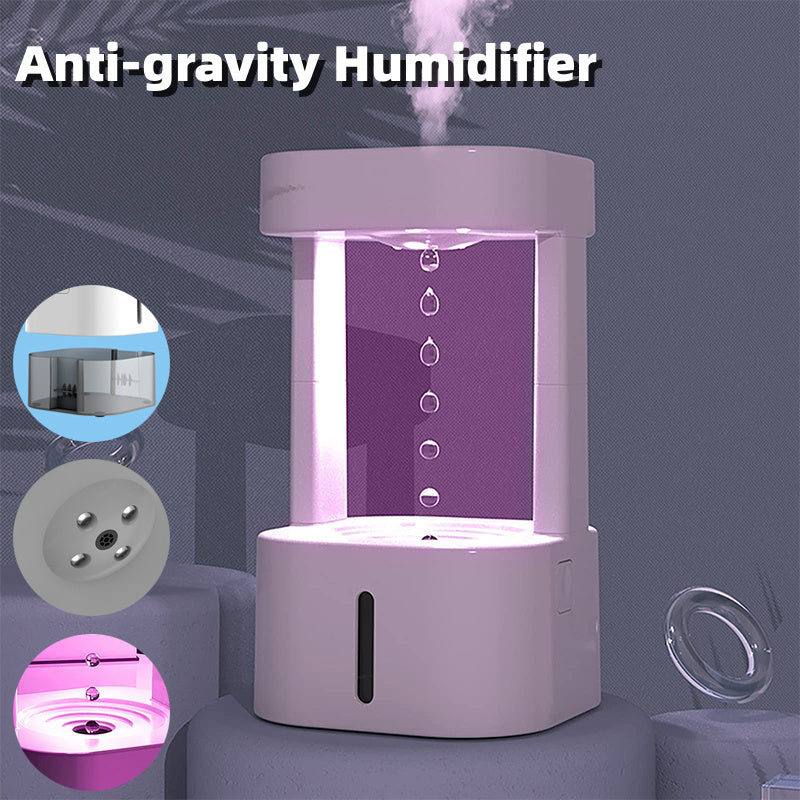 Creative Anti-gravity Water Drop Humidifier, Air Conditioning Mist Spray