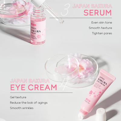 Skin Care Set JAPAN SAKURA Women Beauty Gift Set