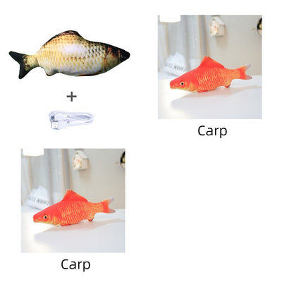 Electric Jumping Fish Simulation Cat Toy