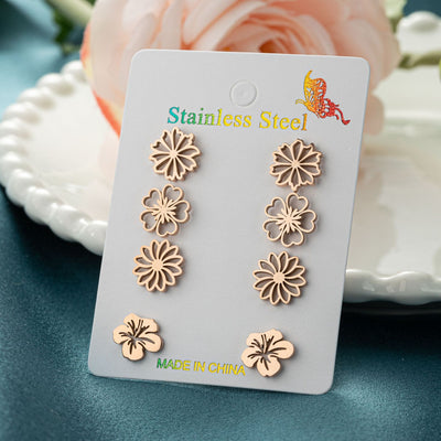 Fashion Simulation Stud Earrings Little Suit