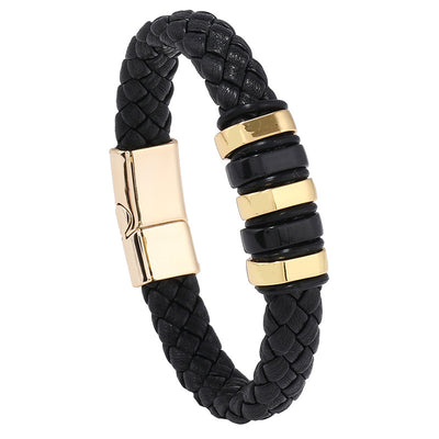 Multi-layer Leather Woven Bracelet