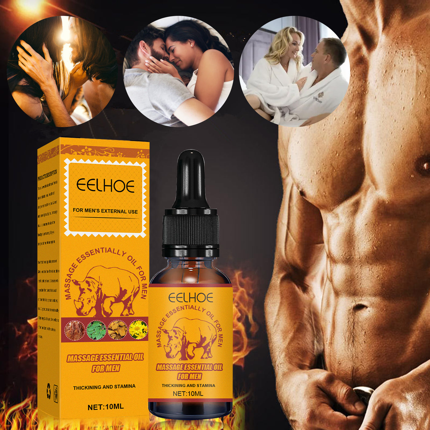 Men's Massage Essential Oil