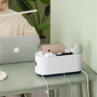 Cable Storage Box, Anti Dust Charger Socket Organizer