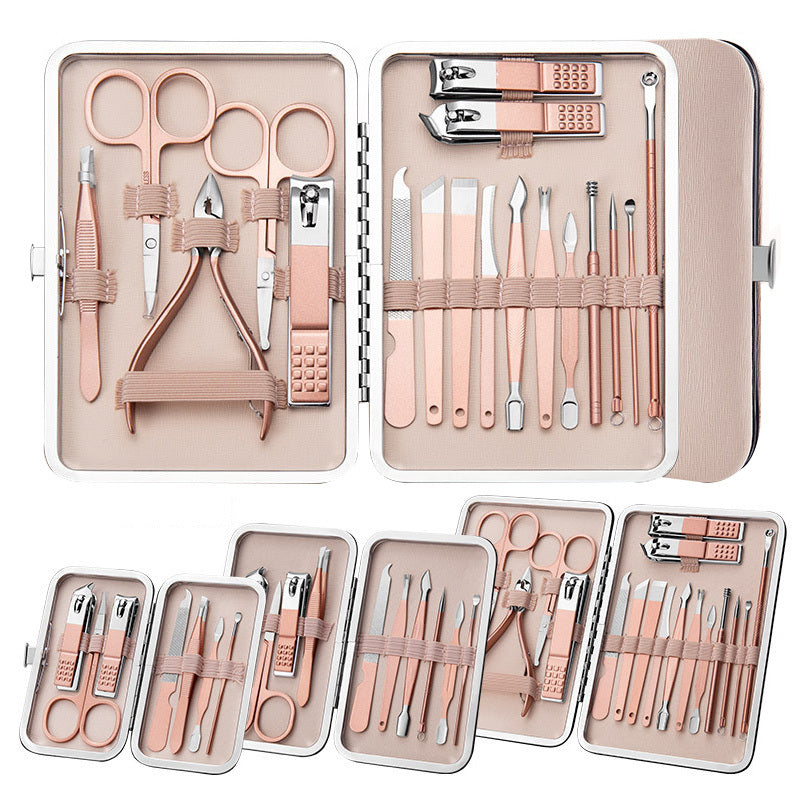 Professional Nail Care Set – Stainless Steel Clippers, Trimmers & Pedicure Tools