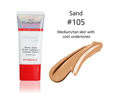 Tube Liquid Foundation, Matte, Silky