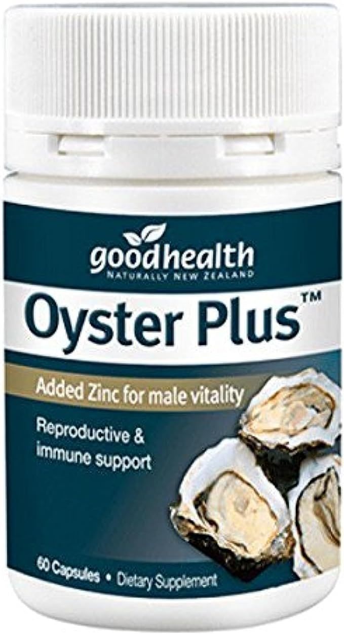 Oyster Plus Zinc and Taurine Marine Nutrient 60 Capsules Health and Vitality Dietary Supplement