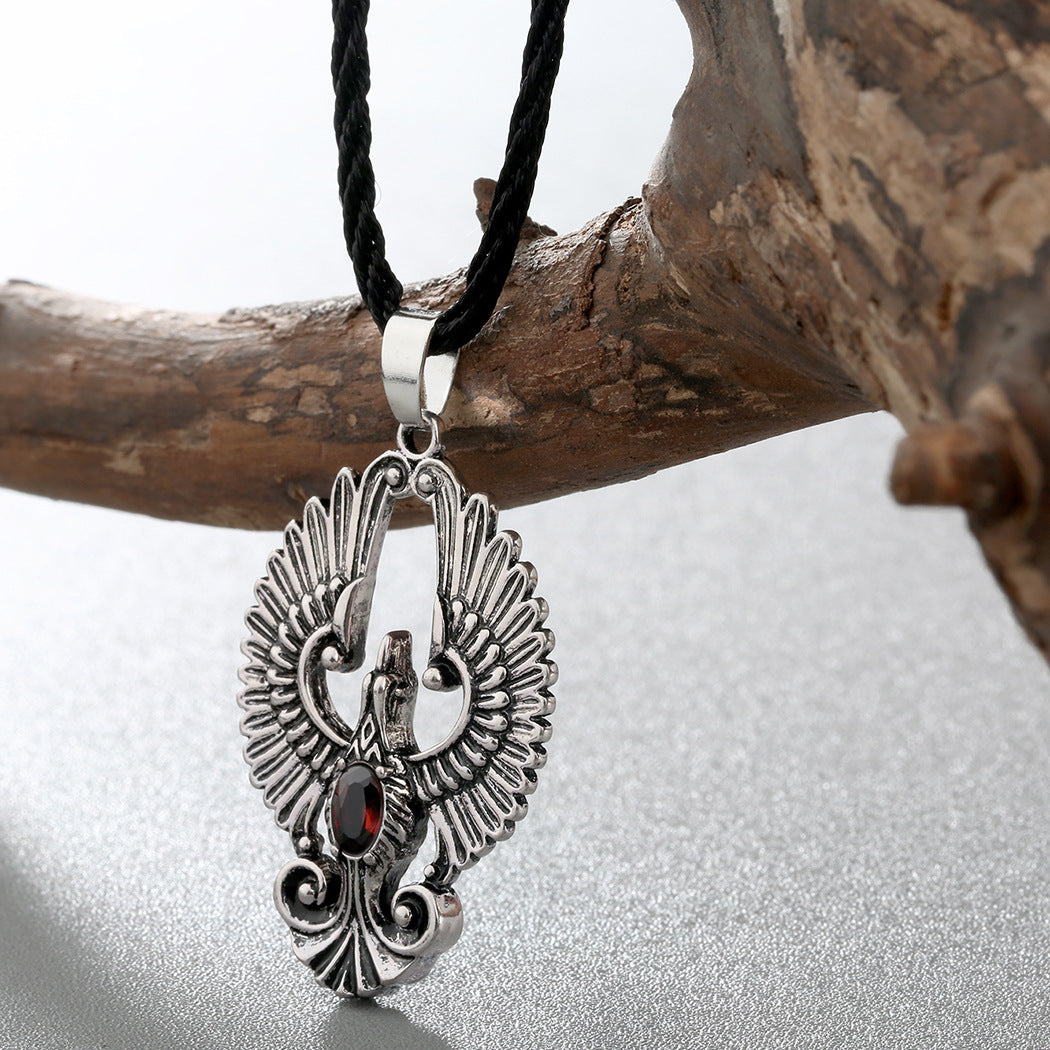 Phoenix Ruby Pendant Necklace