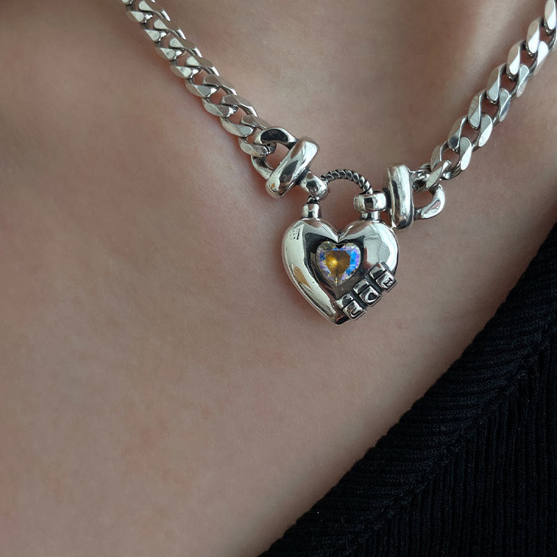 Heart Sweater Necklace