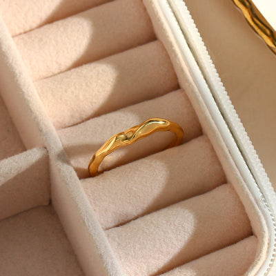 Stainless Steel Bamboo Ring