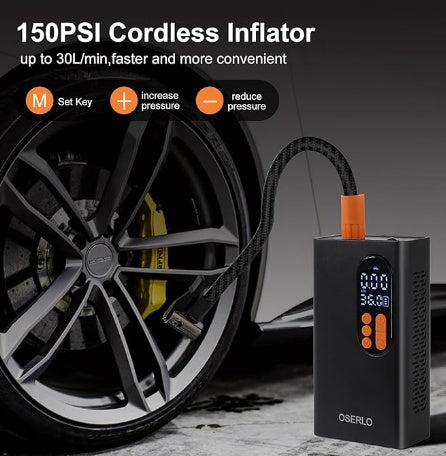 Portable High Pressure Tire Inflator