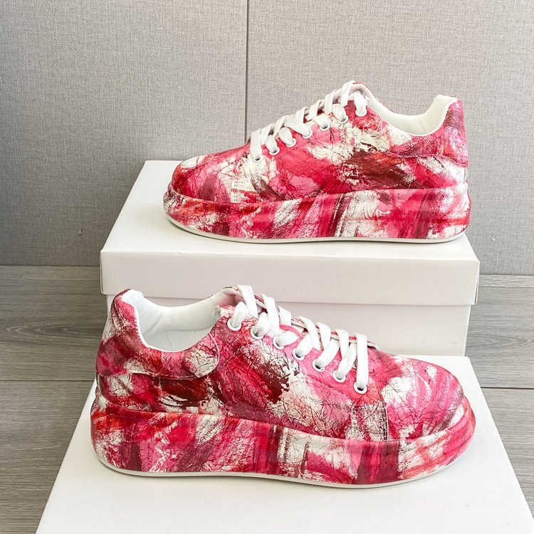 Graffiti Plus Size Casual Sneakers