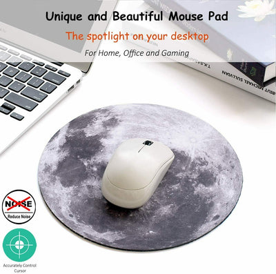 Space Round Computer Gaming Mouse Pad