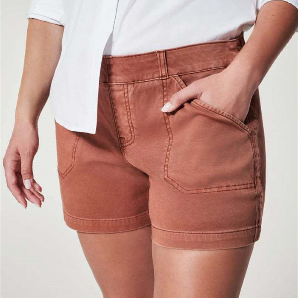 Women's High Waist Casual Pants Cotton and Linen Thin A- Line