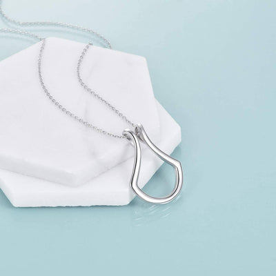 Sterling Silver Ring Holder Necklace Pendant