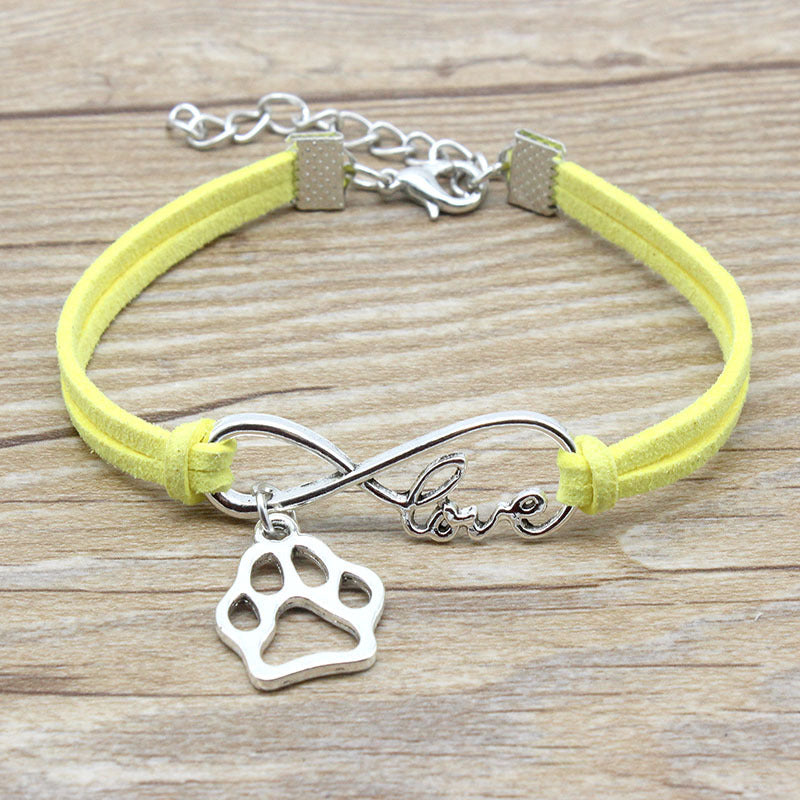 Hand-woven Infinite Love Pet Bracelet