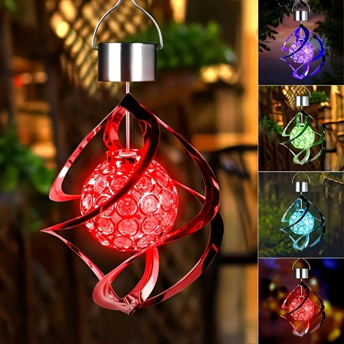 Wind Spinner Solar Light