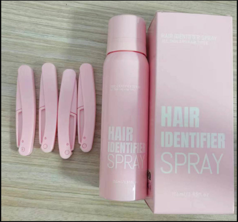 Hair Identifier Set for Face Shaving Moisturizing Dermaplaner Spray Skin Care