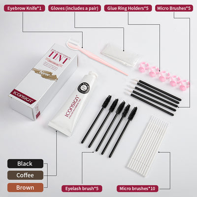 Lashes Eyebrow Tint Kit Professional Fast Perming Dye