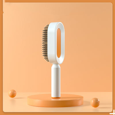 Self Cleaning Hair Brush For Women One-key Cleaning