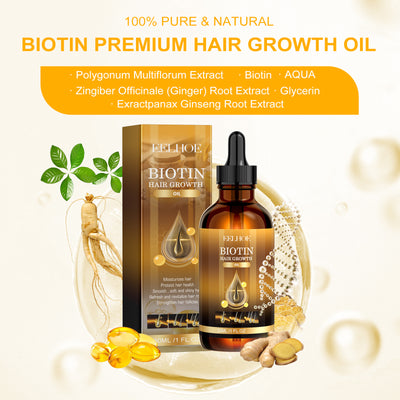 Biotin Hair Treatment Oil Deeply Moisturizing Scalp Massage