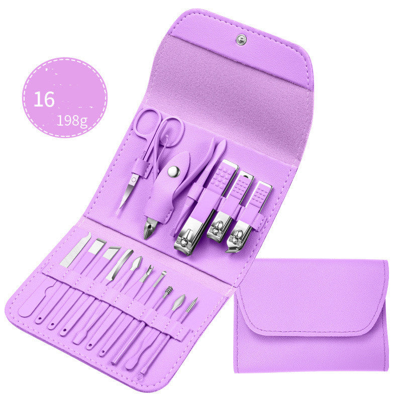 Professional Nail Care Set – Stainless Steel Clippers, Trimmers & Pedicure Tools