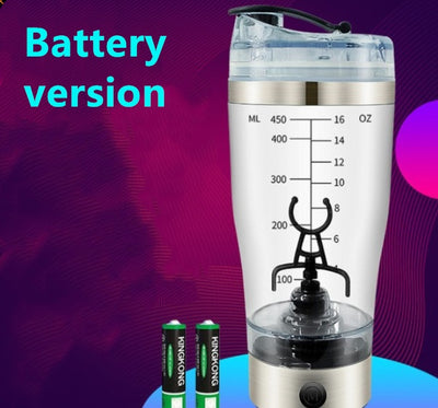 Electric Protein Shake Bottle, Milk, Coffee Blender