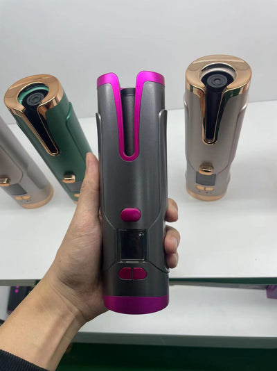 Rechargeable Automatic Hair Curler and Wave Styler