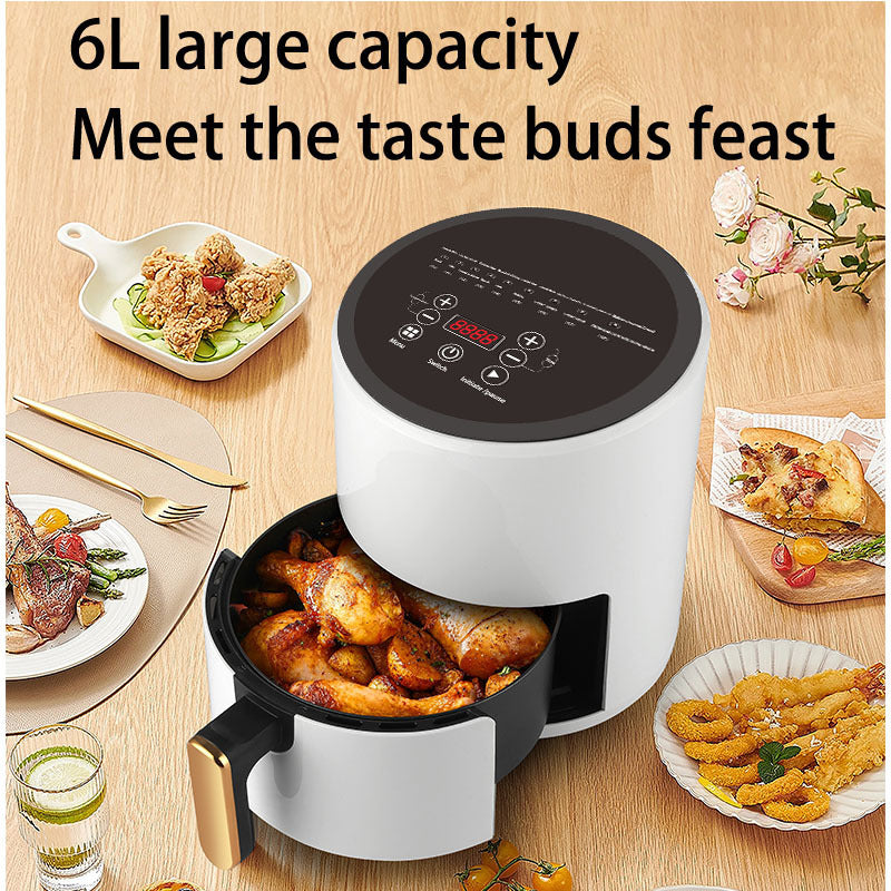 Electric Hot Air Fryer, Healthy Cooking with Temperature Control & Nonstick Basket